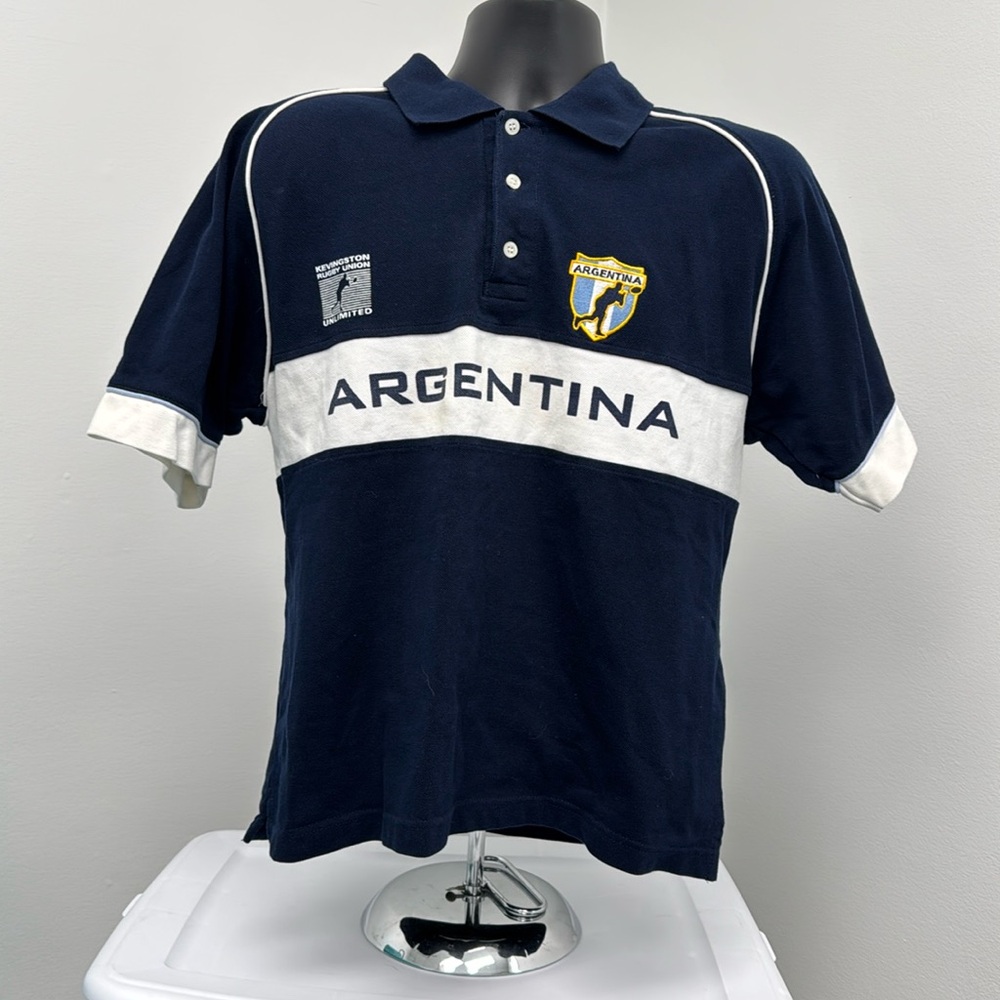 Argentina  Rugby Shirt, Vintage Kevingston Short Sleeve